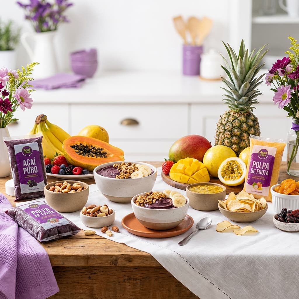 Caminhão e equipe Serve Frutas